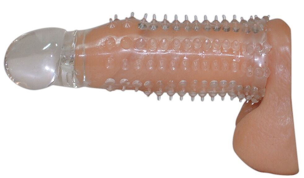 Geprägte Penisvergrößerungskappe für ein intensives sexuelles Erlebnis